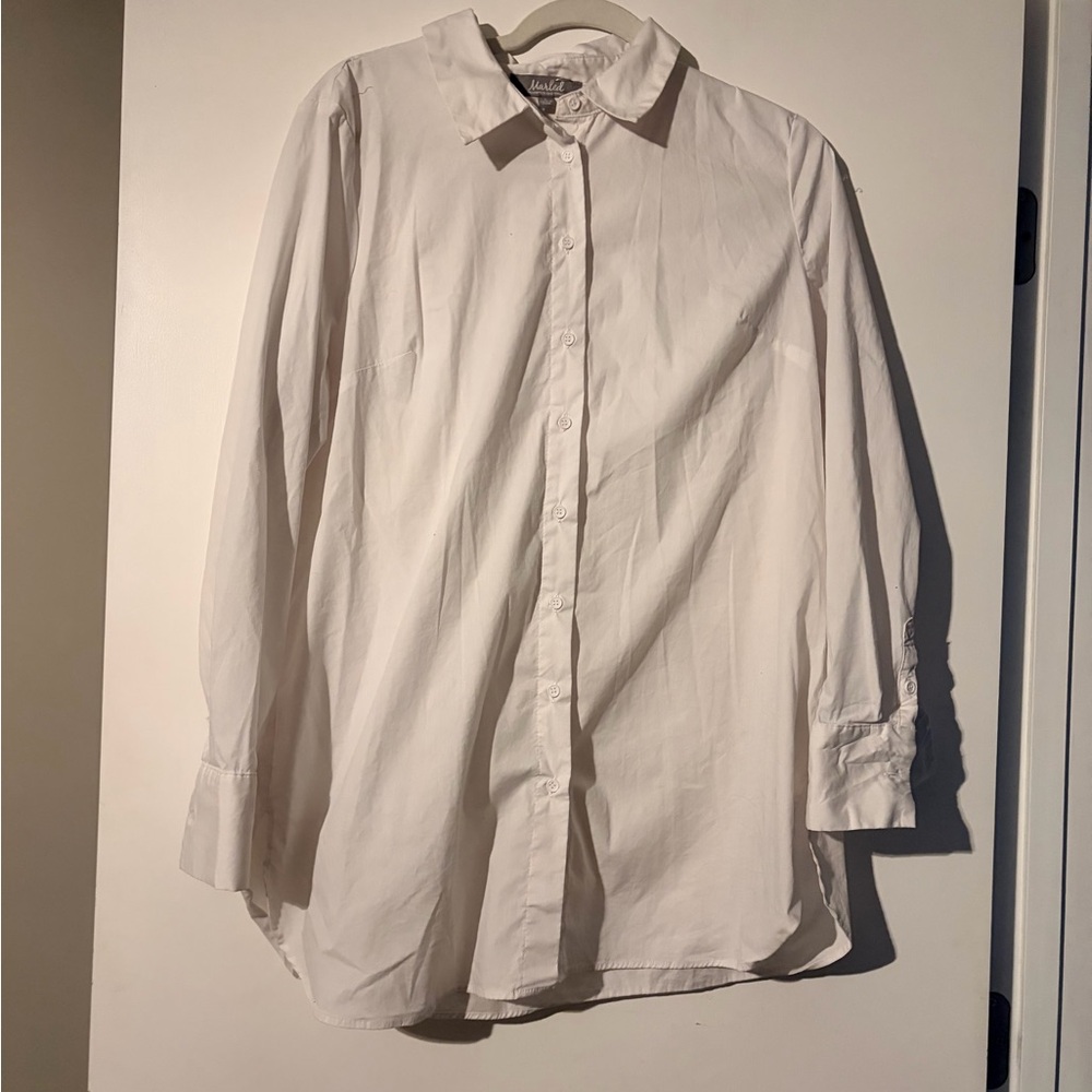3/$17 Marled White Dress Shirt